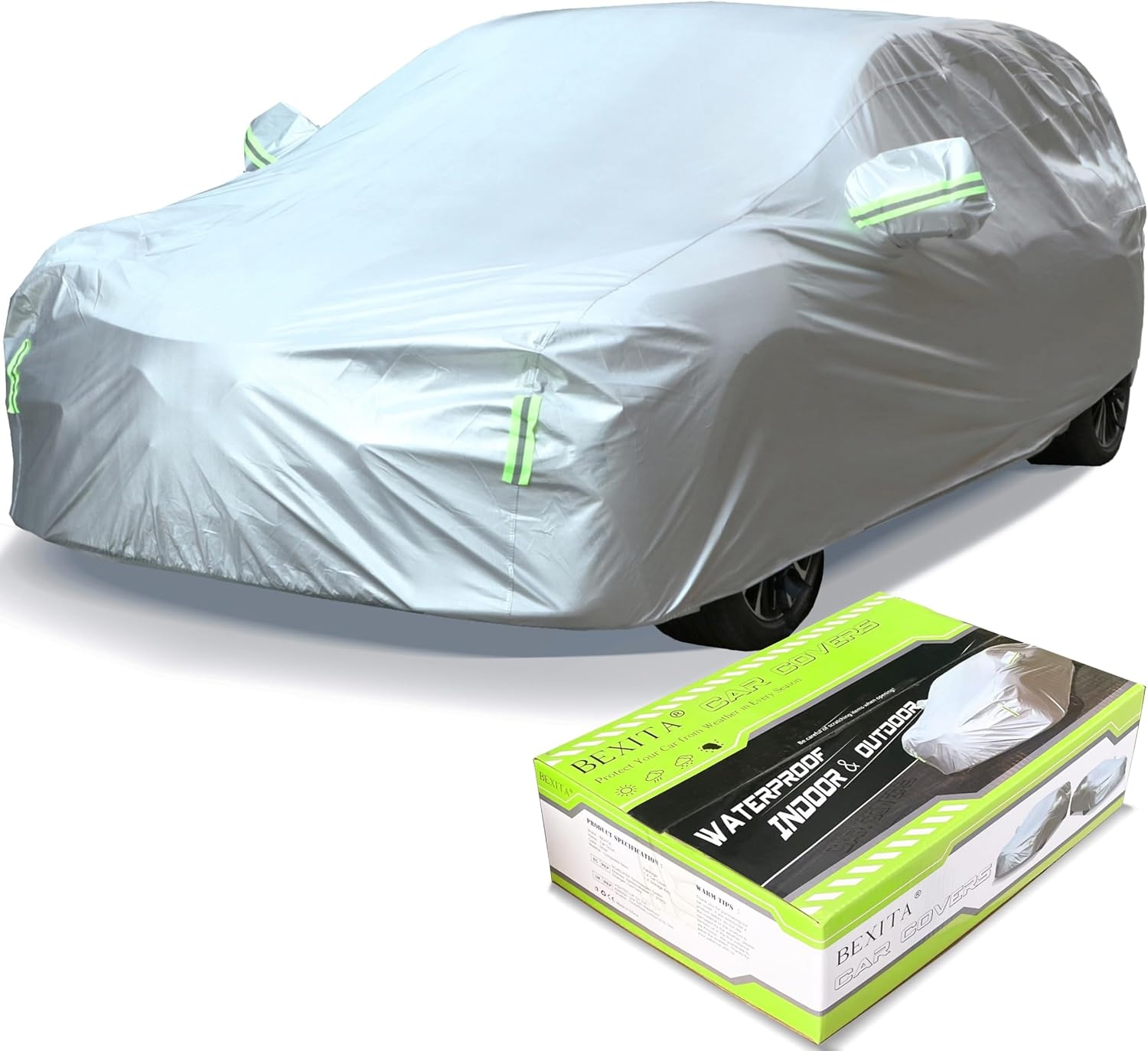Auto Cover Waterdichte Volledige Auto Cover voor autos All Weather Windproof Snowproof UV-bescherming Outdoor Indoor Car Cover Fit voor Sedan Lengte (tot 470cm)