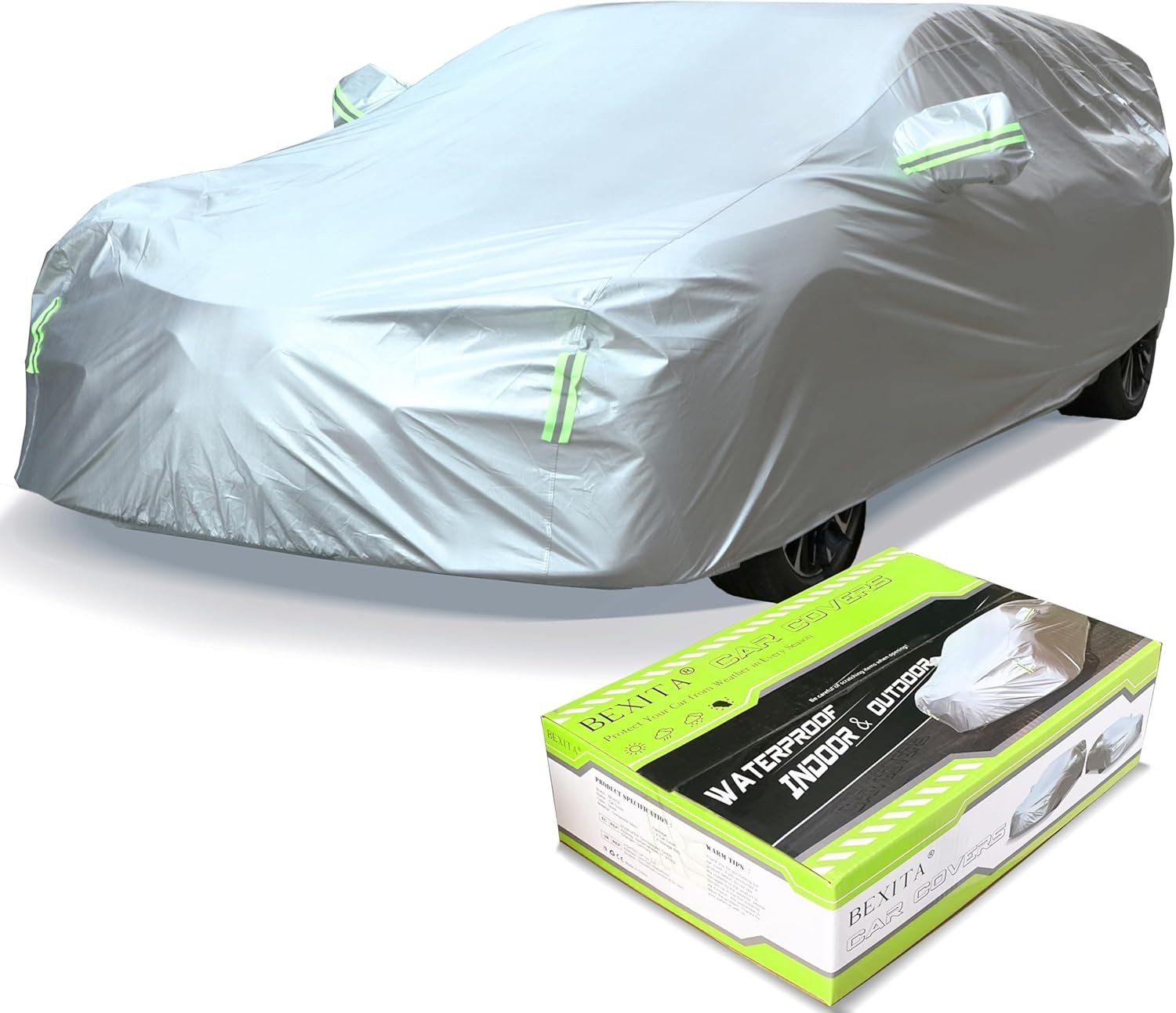 Auto Cover Waterdichte Volledige Auto Cover voor autos All Weather Windproof Snowproof UV-bescherming Outdoor Indoor Car Cover Fit voor Sedan Lengte (tot 470cm)