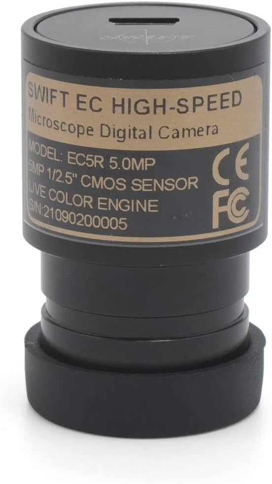 SWIFT EC5R Digitale Microscoop Oculaircamera 5MP HD USB 2.0 Zwart