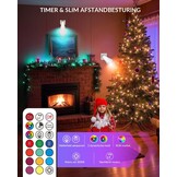 BrightArk LED Wandlampen met Stekker - RGB - 13 Kleuren - 360° Draaibaar - 2 Stuks