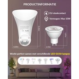 BrightArk LED Wandlampen met Stekker - RGB - 13 Kleuren - 360° Draaibaar - 2 Stuks