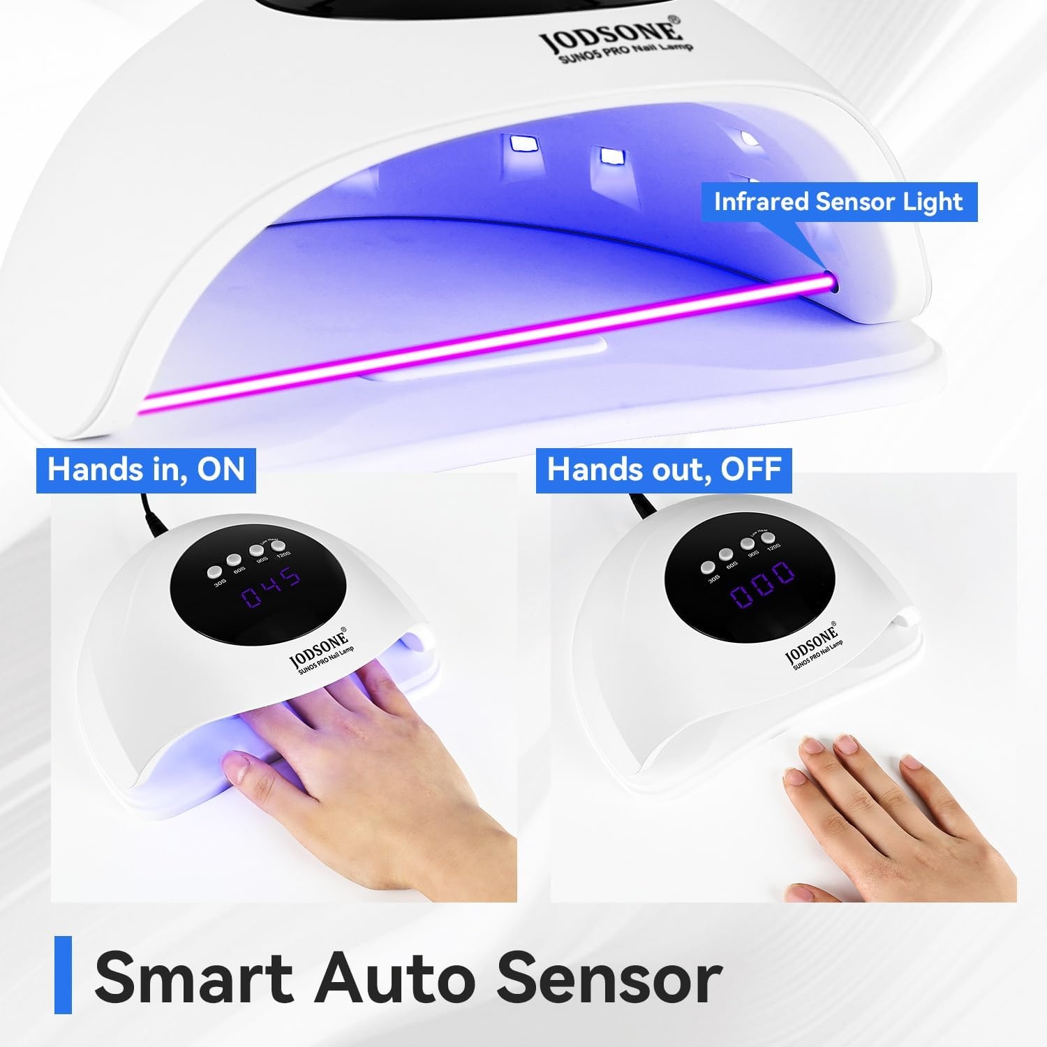 UV LED Nagellamp Wit | 4 Timers | 57% Korting