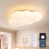 LED Kinderkamer Plafondlamp Wolk 40CM Dimbare Kleurtemperatuur -34%