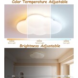 LED Kinderkamer Plafondlamp Wolk 40CM Dimbare Kleurtemperatuur -34%