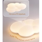 LED Kinderkamer Plafondlamp Wolk 40CM Dimbare Kleurtemperatuur -34%