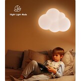 LED Kinderkamer Plafondlamp Wolk 40CM Dimbare Kleurtemperatuur -34%