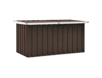 vidaXL Tuinbox 129x67x65 cm bruin
