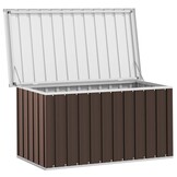 vidaXL Tuinbox 129x67x65 cm bruin