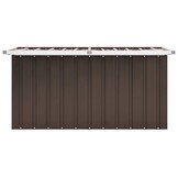 vidaXL Tuinbox 129x67x65 cm bruin