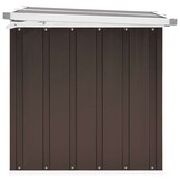 vidaXL Tuinbox 129x67x65 cm bruin