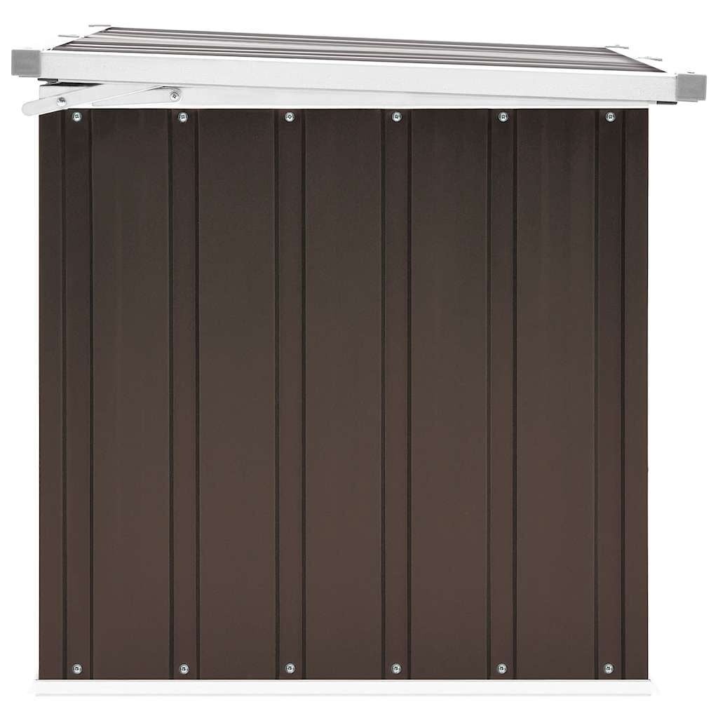 vidaXL Tuinbox 129x67x65 cm bruin