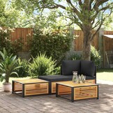 VidaXL Tuintafel Massief Acaciahout 68x68x30 cm - 34% Korting
