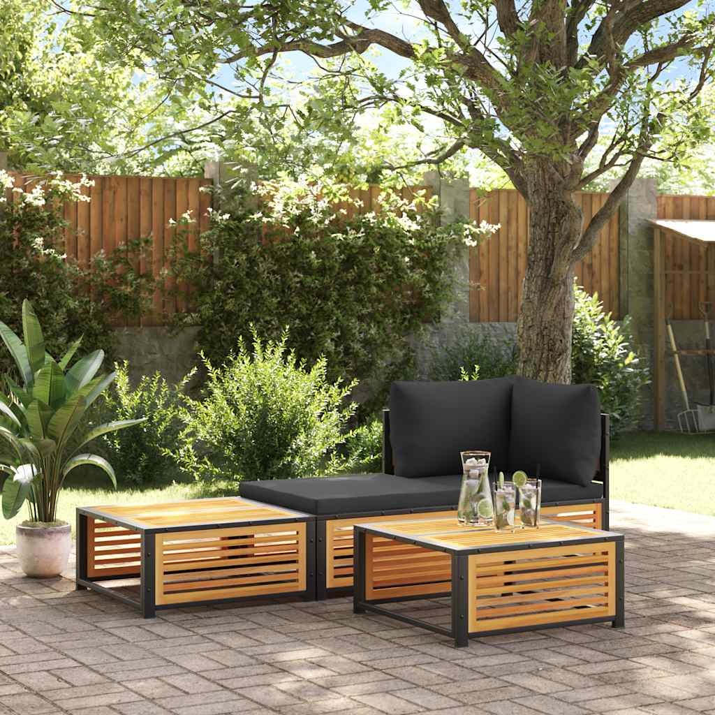 VidaXL Tuintafel Massief Acaciahout 68x68x30 cm - 34% Korting