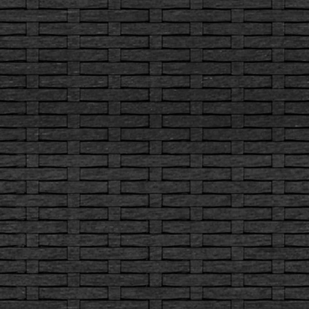 vidaXL Tuinbank 3-zits Poly Rattan Zwart - 35% Korting