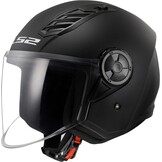 LS2 OF616 Airflow II Solid Kask odrzutowy, czarny matowy, L (59/60)