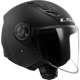 LS2 OF616 Airflow II Solid Kask odrzutowy, czarny matowy, L (59/60)
