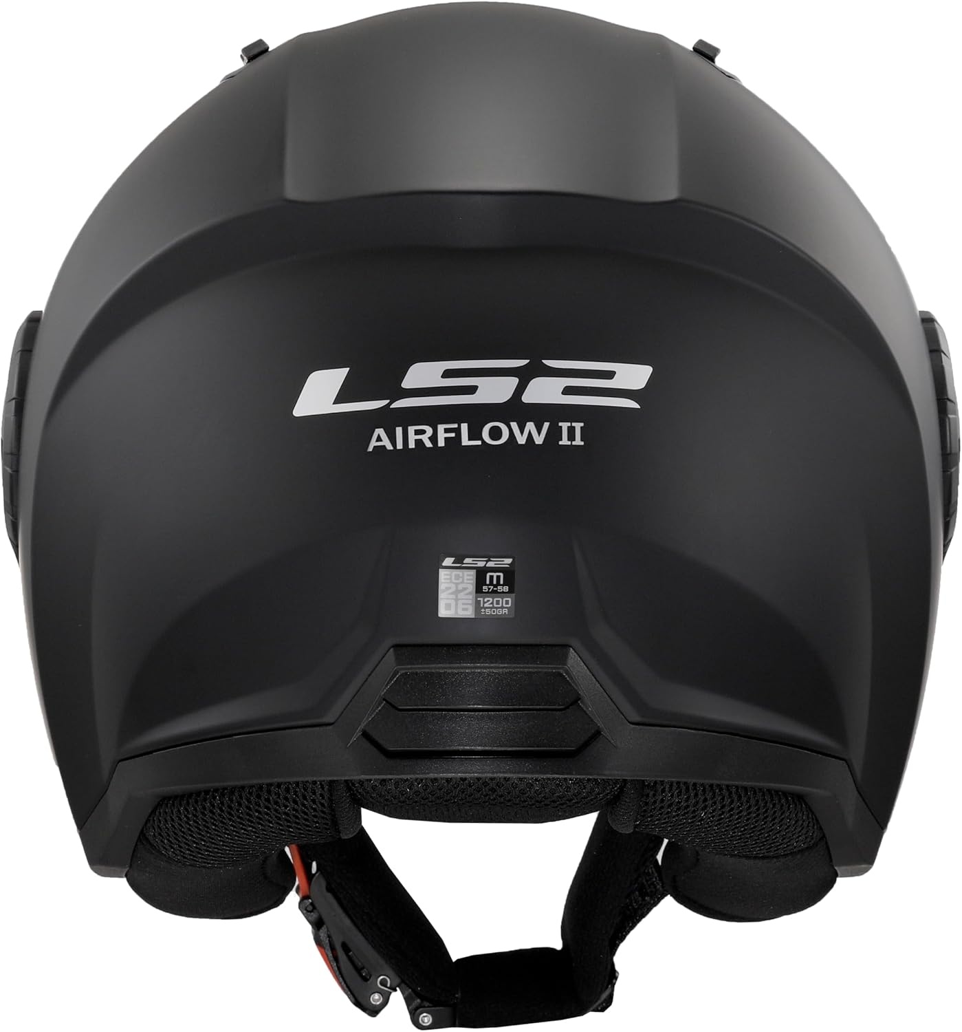 LS2 OF616 Airflow II Solid Kask odrzutowy, czarny matowy, L (59/60)