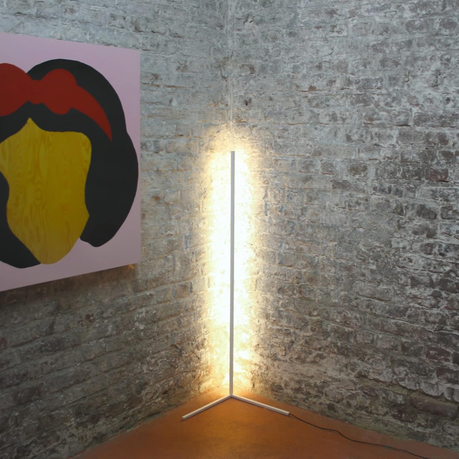 Design LED Vloerlamp 142cm Zwart - 60% Korting