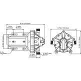 BRAND NEW SEAFLO 55 Series Diaphragm Pump - 12V DC, 5.5 GPM, 60 PSI with HEAVY DUTY PRESSURE SWITCH