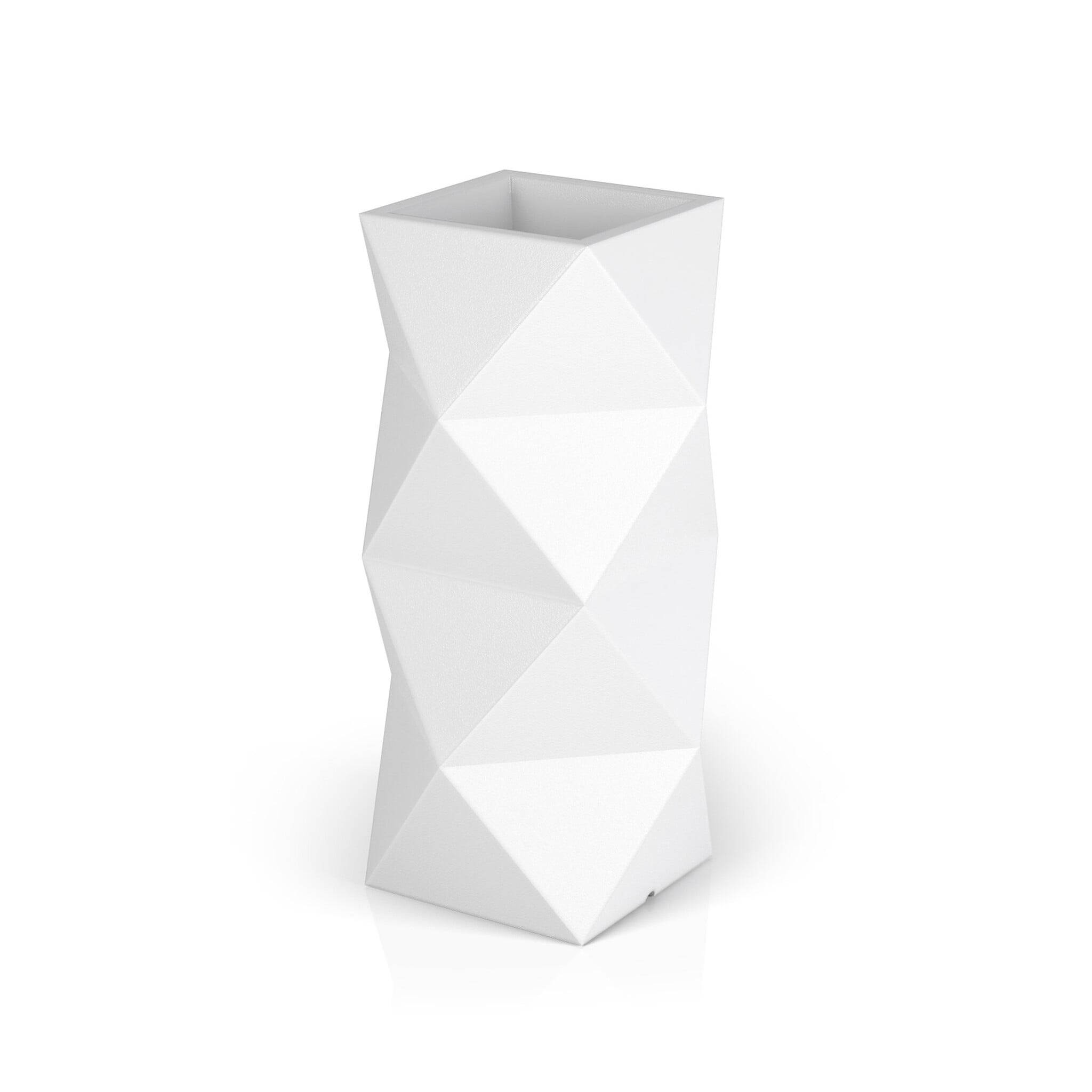 Bloempot met Verlichting - Wit - 78cm - 61% Korting