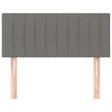 vidaXL Hoofdbord 90x5x78/88 cm Stof Donkergrijs - 77% Korting!