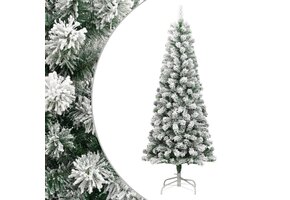 Kunstkerstboom met Sneeuw - 210 cm - 46% Korting
