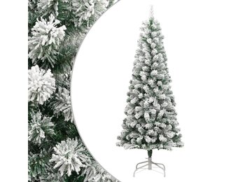 Kunstkerstboom met Sneeuw - 210 cm - 46% Korting