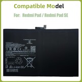 Vervangende Accu 7800 mAh voor Redmi Pad/SE + Gereedschap (55% Korting)