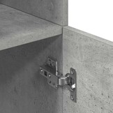 vidaXL Keukenkast 57x41,5x131,5 cm bewerkt hout betongrijs
