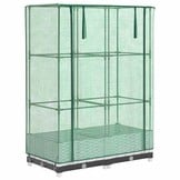 vidaXL Plantenbak verhoogd met kashoes 80x40x123 cm rattanlook