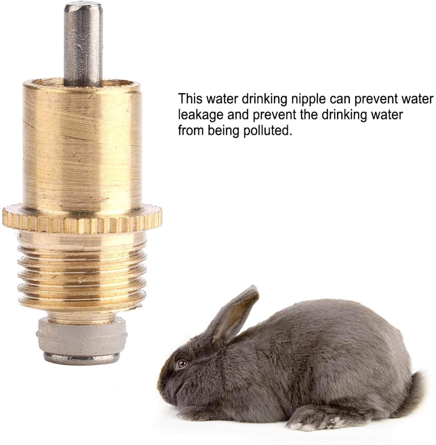 20x Waterdrinknippels Konijn - Automatisch & Anti-lek (43% korting!)