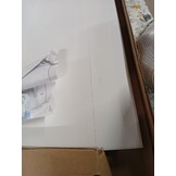 vidaXL Monitorstandaard 100x27x15 cm massief grenenhout wit
