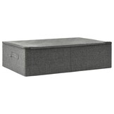 Opbergbox stof antracietkleurig 70x40x18 cm - 57% Korting