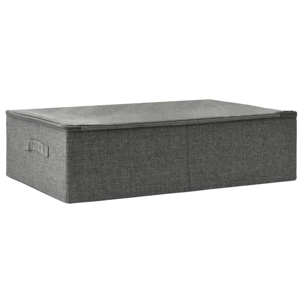 Opbergbox stof antracietkleurig 70x40x18 cm - 57% Korting