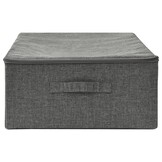Opbergbox stof antracietkleurig 70x40x18 cm - 57% Korting