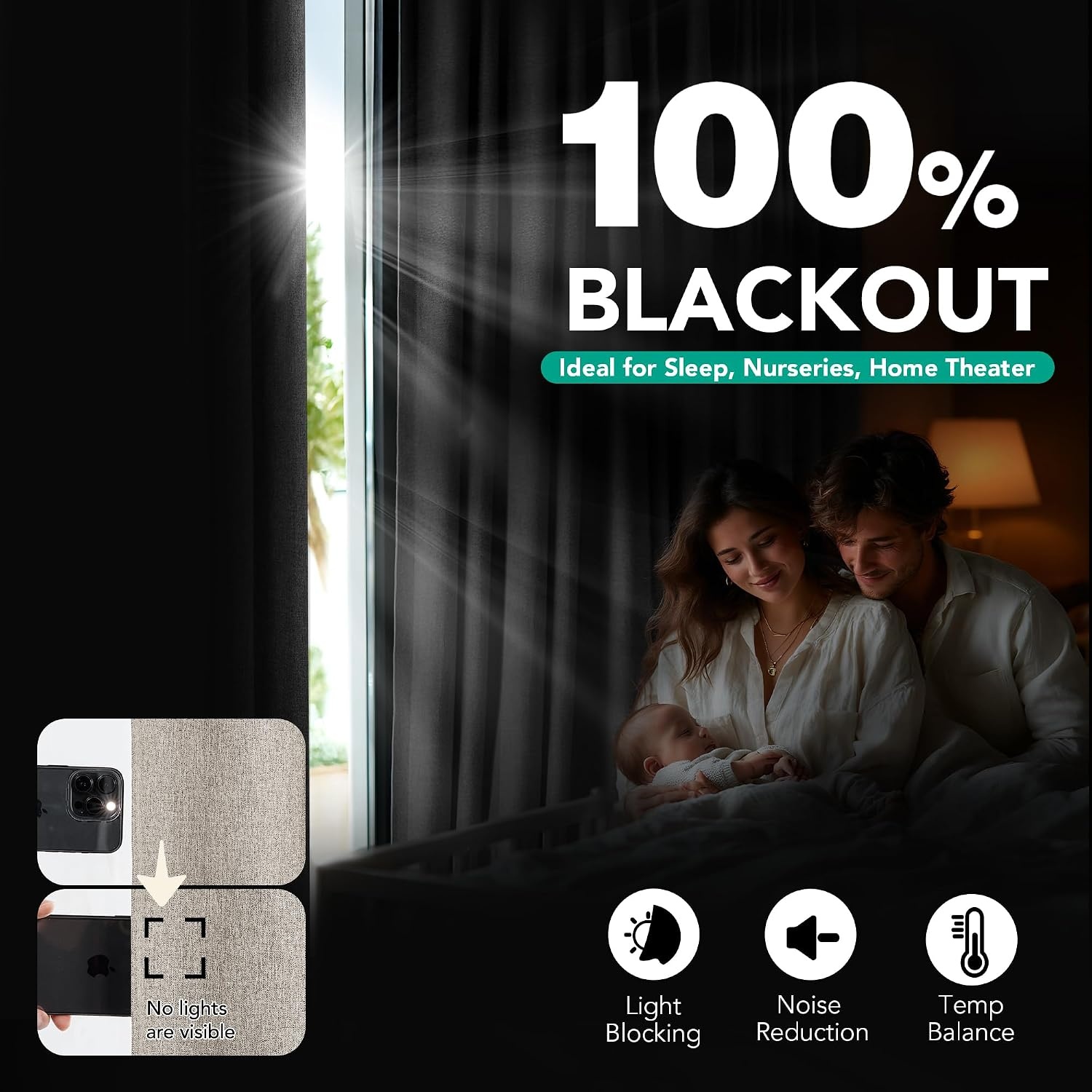 Verduisteringsgordijn Linnenlook Lichtbruin - 29% Korting