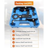 RUIZHI Tandriemgereedschapsset, compatibel met Peugeot 2008 408 308s, compatibel met Citroën C1, C3, C4, PSA voor motor 1.2 Puretech THP | Vti, 1.2 E-Vti | 1.0 Vti