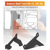 RUIZHI Tandriemgereedschapsset, compatibel met Peugeot 2008 408 308s, compatibel met Citroën C1, C3, C4, PSA voor motor 1.2 Puretech THP | Vti, 1.2 E-Vti | 1.0 Vti