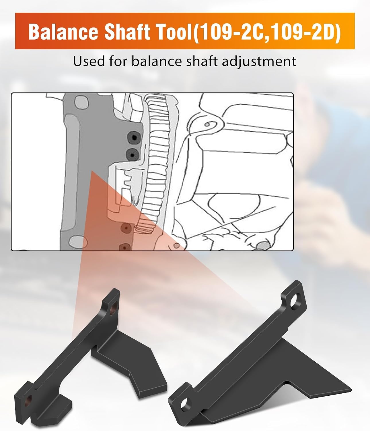 RUIZHI Tandriemgereedschapsset, compatibel met Peugeot 2008 408 308s, compatibel met Citroën C1, C3, C4, PSA voor motor 1.2 Puretech THP | Vti, 1.2 E-Vti | 1.0 Vti