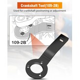 RUIZHI Tandriemgereedschapsset, compatibel met Peugeot 2008 408 308s, compatibel met Citroën C1, C3, C4, PSA voor motor 1.2 Puretech THP | Vti, 1.2 E-Vti | 1.0 Vti