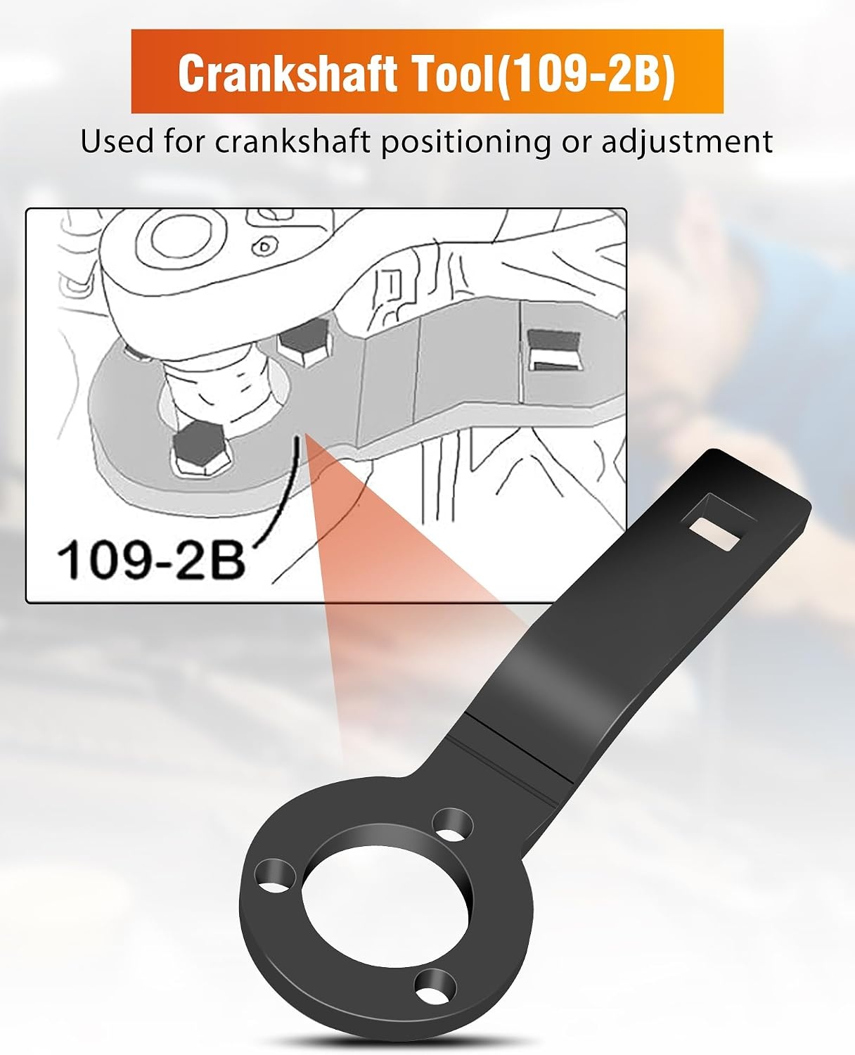 RUIZHI Tandriemgereedschapsset, compatibel met Peugeot 2008 408 308s, compatibel met Citroën C1, C3, C4, PSA voor motor 1.2 Puretech THP | Vti, 1.2 E-Vti | 1.0 Vti