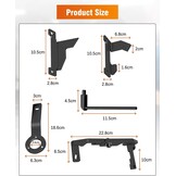 RUIZHI Tandriemgereedschapsset, compatibel met Peugeot 2008 408 308s, compatibel met Citroën C1, C3, C4, PSA voor motor 1.2 Puretech THP | Vti, 1.2 E-Vti | 1.0 Vti