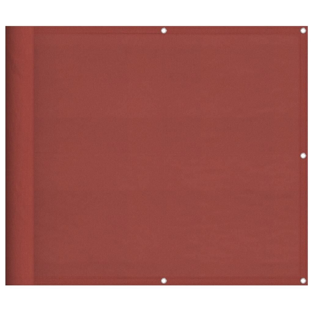 VidaXL Balkonscherm Terracotta 90x800 cm Polyester met 58% Korting