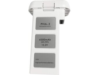 PHA-3 Phantom 3 Battery, Intelligente vervangende vliegaccu voor DJI Phantom 3 Standard, DJI Phantom 3 Pro, DJI Phantom 3 Advanced, DJI Phantom 3 4K, DJI Phantom 3 SE Drone(15.2V 68.4Wh)