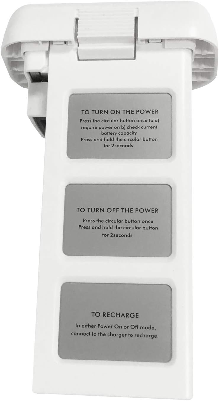 PHA-3 Phantom 3 Battery, Intelligente vervangende vliegaccu voor DJI Phantom 3 Standard, DJI Phantom 3 Pro, DJI Phantom 3 Advanced, DJI Phantom 3 4K, DJI Phantom 3 SE Drone(15.2V 68.4Wh)