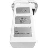 PHA-3 Phantom 3 Battery, Intelligente vervangende vliegaccu voor DJI Phantom 3 Standard, DJI Phantom 3 Pro, DJI Phantom 3 Advanced, DJI Phantom 3 4K, DJI Phantom 3 SE Drone(15.2V 68.4Wh)