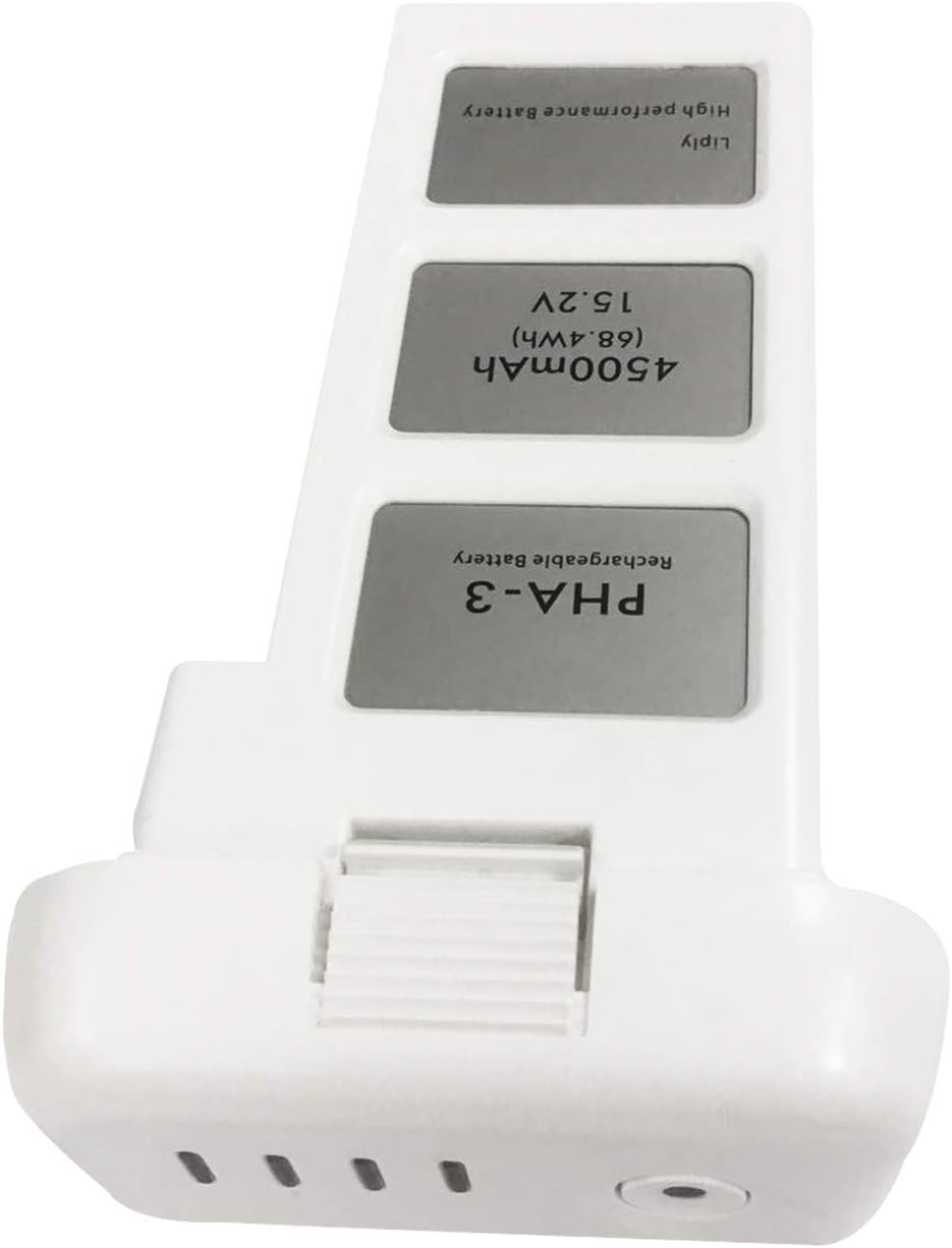 PHA-3 Phantom 3 Battery, Intelligente vervangende vliegaccu voor DJI Phantom 3 Standard, DJI Phantom 3 Pro, DJI Phantom 3 Advanced, DJI Phantom 3 4K, DJI Phantom 3 SE Drone(15.2V 68.4Wh)