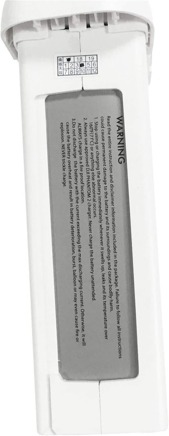 PHA-3 Phantom 3 Battery, Intelligente vervangende vliegaccu voor DJI Phantom 3 Standard, DJI Phantom 3 Pro, DJI Phantom 3 Advanced, DJI Phantom 3 4K, DJI Phantom 3 SE Drone(15.2V 68.4Wh)