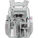 Cusangel Doorzichtige Rugzak - TPU - 40 x 30 x 12 cm - Grijs