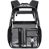 Cusangel Doorzichtige Rugzak - TPU - 40 x 30 x 12 cm - Grijs